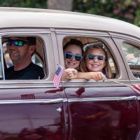 Kids In Classic Car